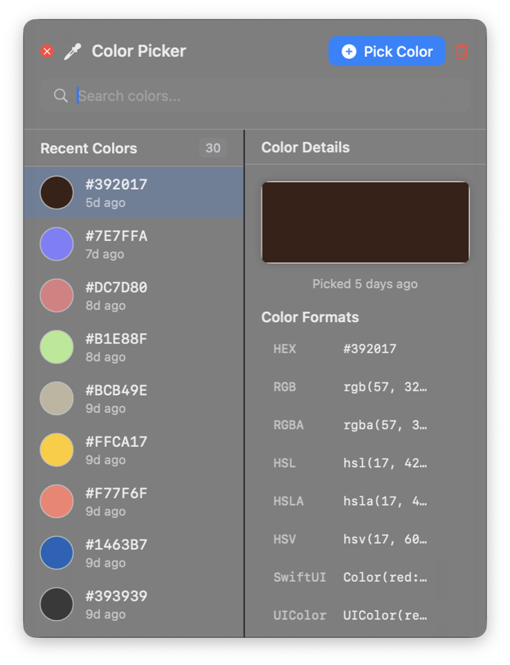 Colour picker